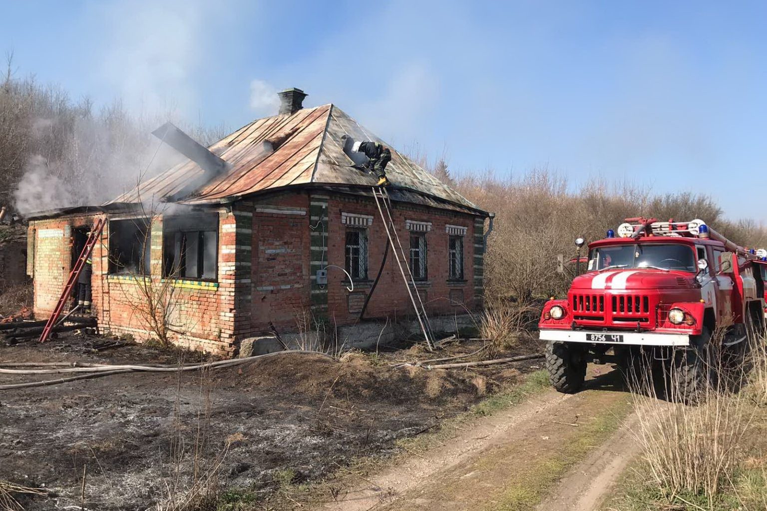 9 квітня ліквідовано 35 підпалів сухостою в межах Харківщини