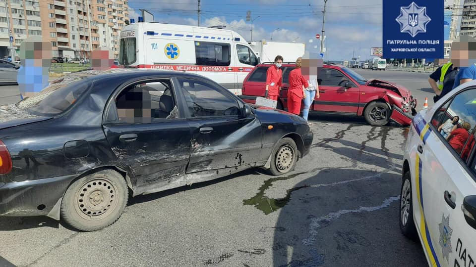 В Харькове в ДТП травмирована женщина (фото)