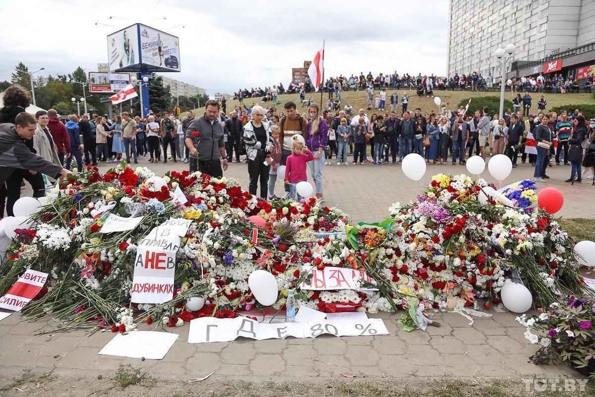 Седьмой день протестов в Беларуси: Момент убийства активиста попал на видео (видео 18+)