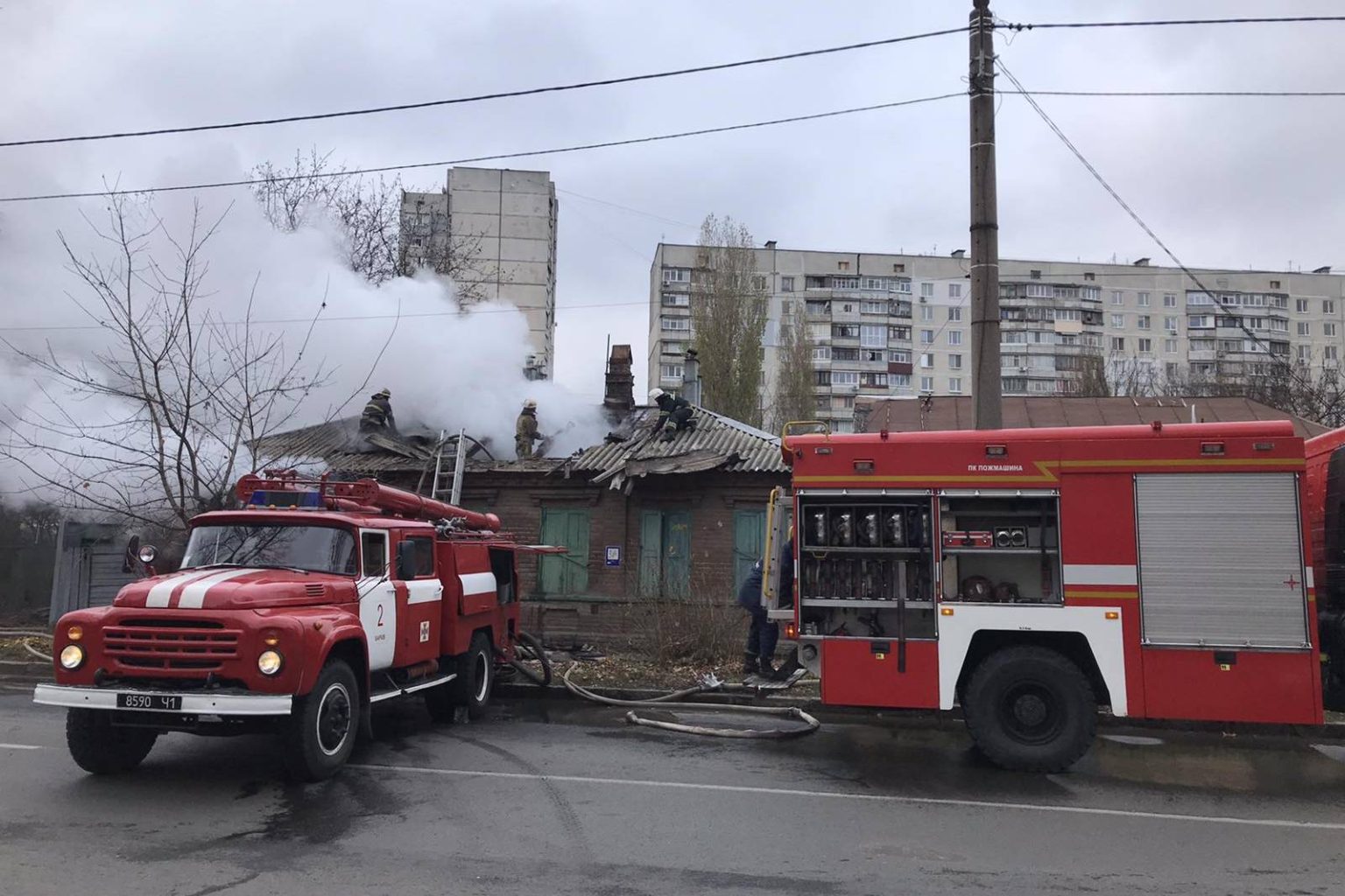 В Харькове на пожаре погиб человек (фото)