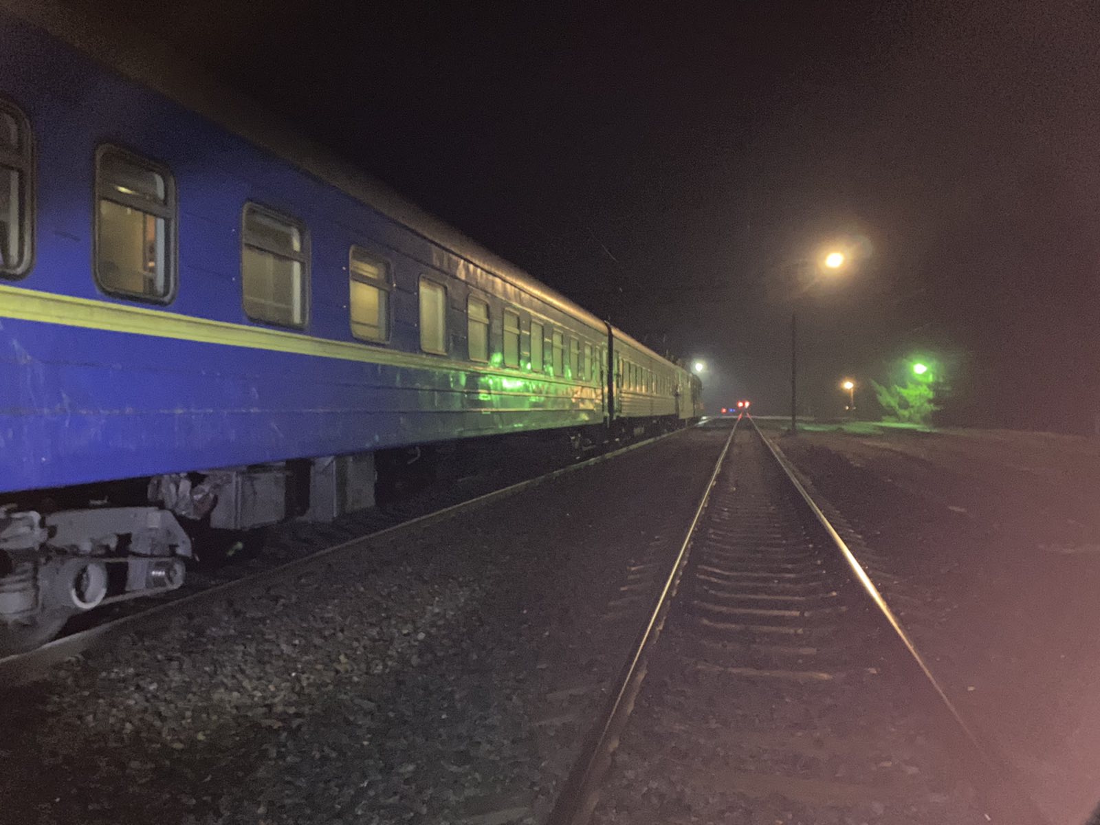 Фото засветы в поезде