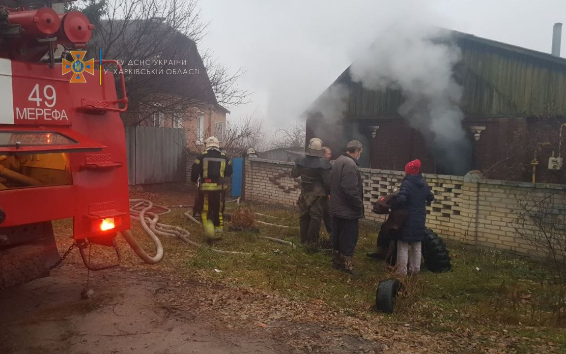 Неосторожное курение. В сгоревшем доме обнаружено тело домовладельца (фото)