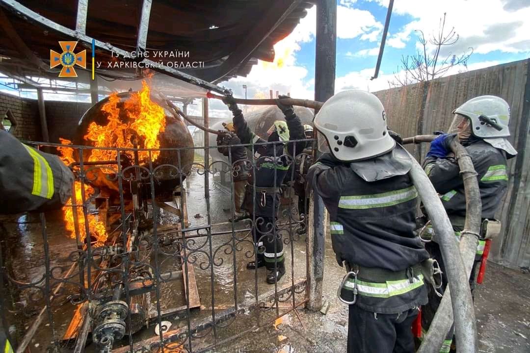 В Солоницевке горела АЗС — причину пожара устанавливают (фото)