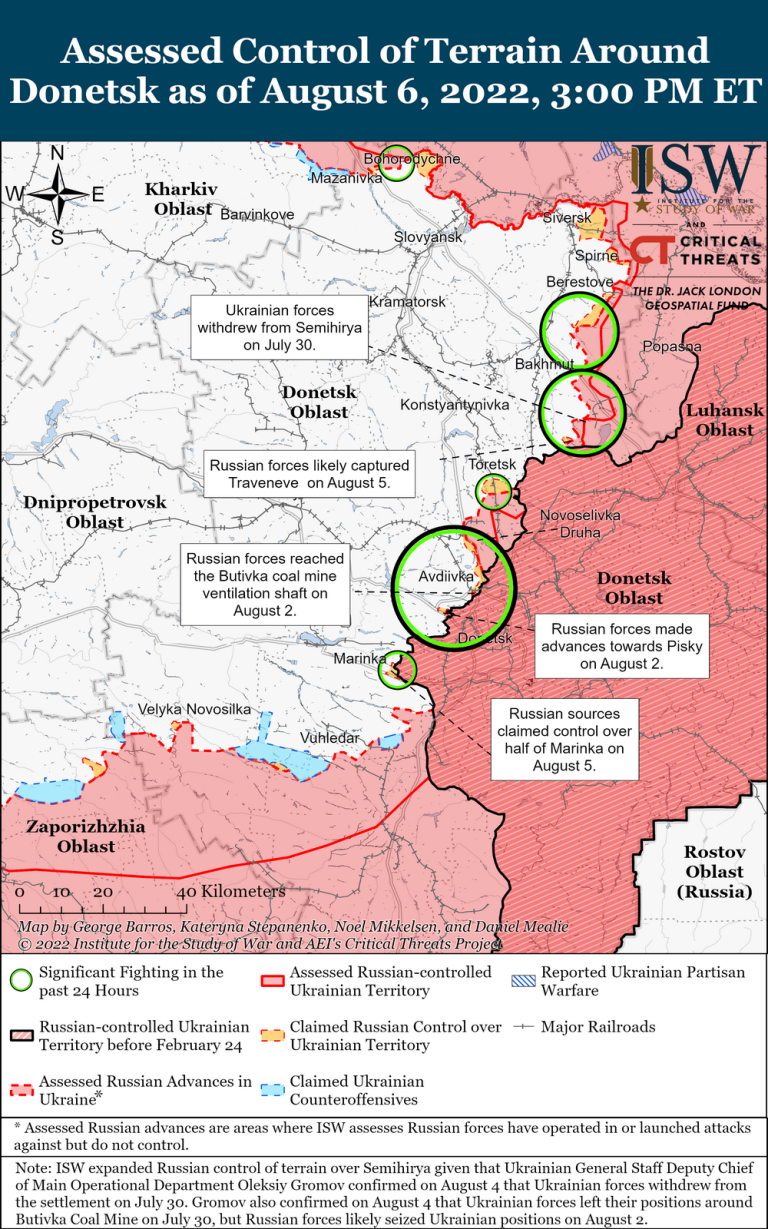 Институт изучения войны isw карта