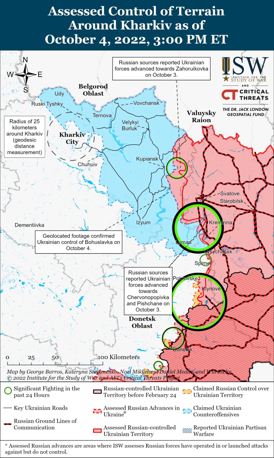 То, что было Харьковским фронтом, стало Луганским – ISW