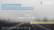 Небезпека на дорогах: густий туман спостерігають у Харкові та області