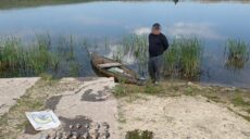 Ловив рибу сіткою. На Харківщині поліцейські затримали браконьєра