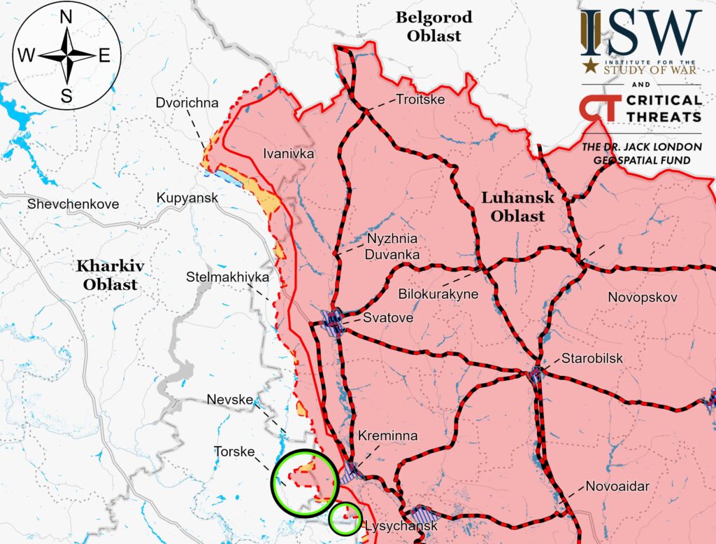 Под Купянском идут позиционные бои — ISW