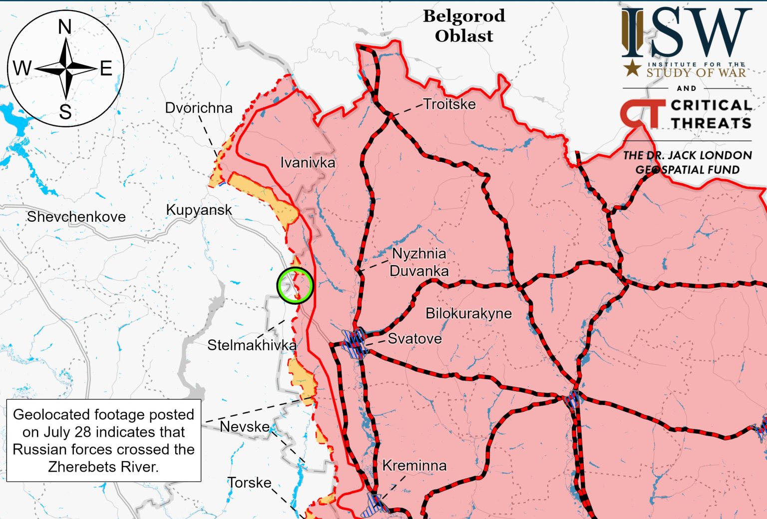 ISW повідомив про ситуацію на Куп’янському напрямку: успіхи РФ не підтверджені