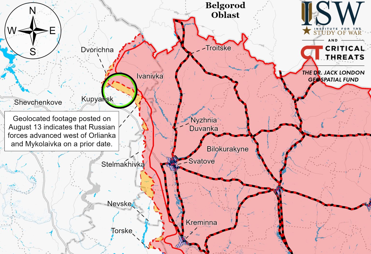 ISW — о ситуации под Купянском: подтвержденного продвижения РФ нет