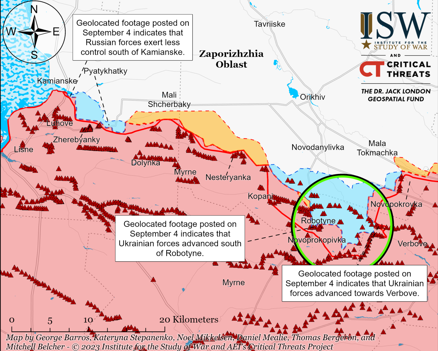 ВСУ преодолели вражеские «зубы дракона» на юге — ISW