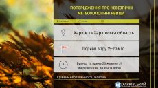 На Харьковщине завтра ожидается сильный ветер. Предупреждение синоптиков