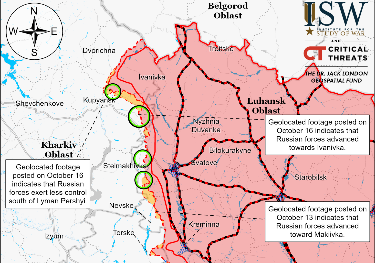 Війська РФ на Харківщині просунулися на 1,5 км у напрямку Іванівки – ISW