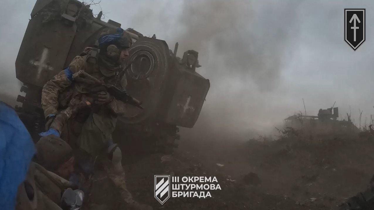 Сложный бой под Бахмутом глазами бойцов 3-й ОШБр (видео)