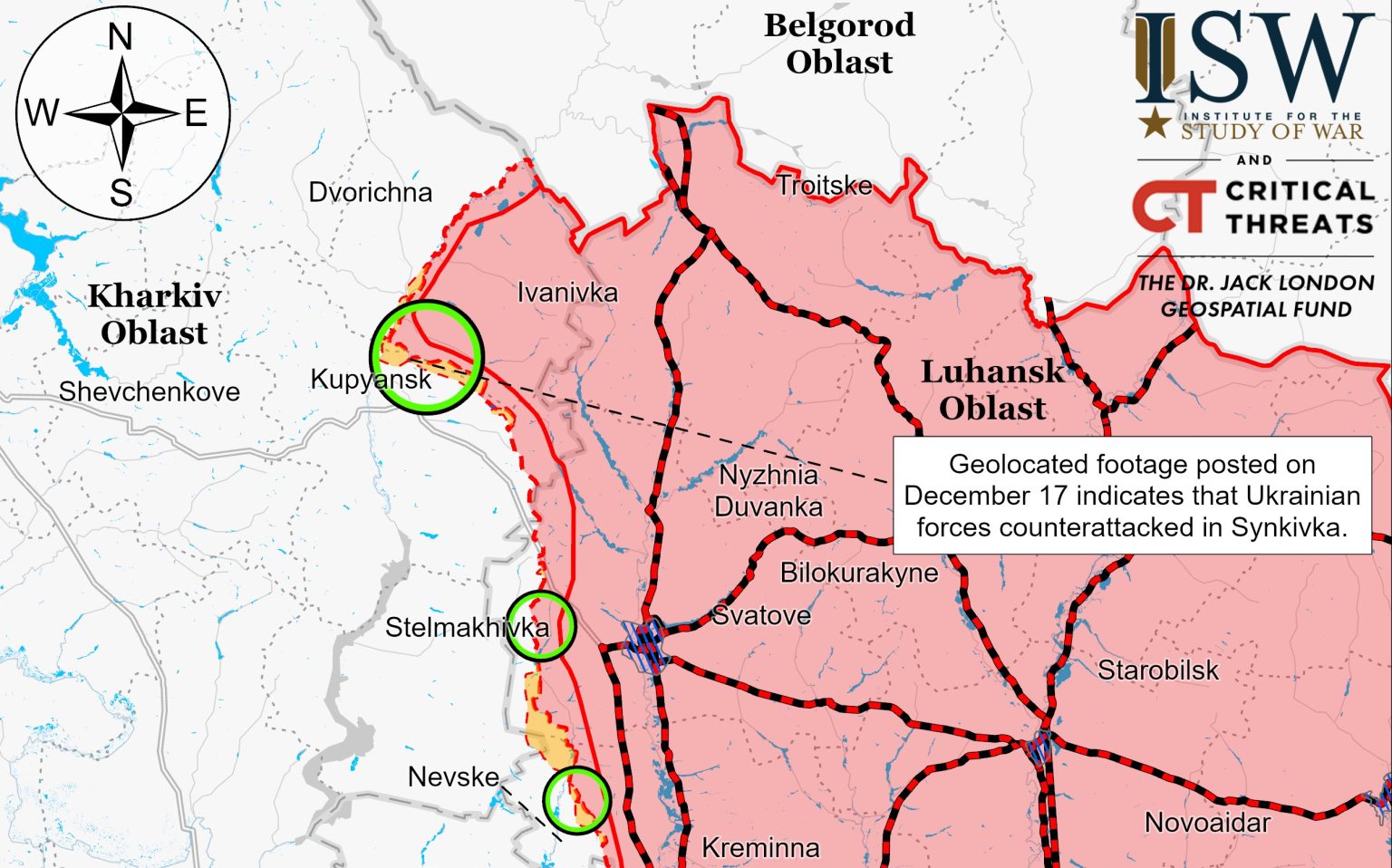 Успішну контратаку під Куп’янськом провели ЗСУ – ISW