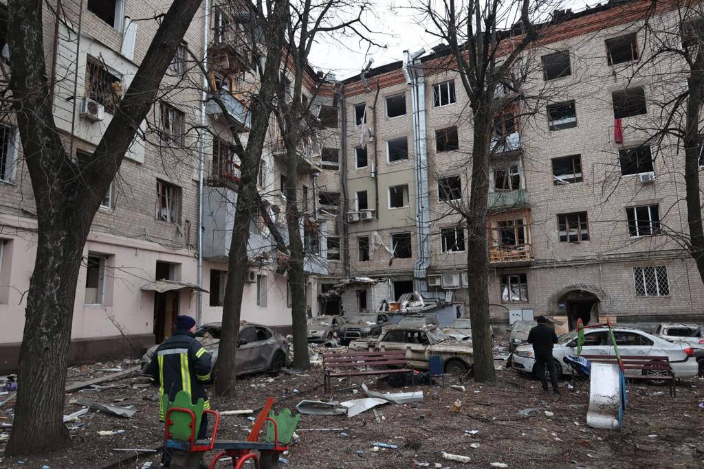 Терехов сказав, скільки будинків без тепла через удари по Харкову