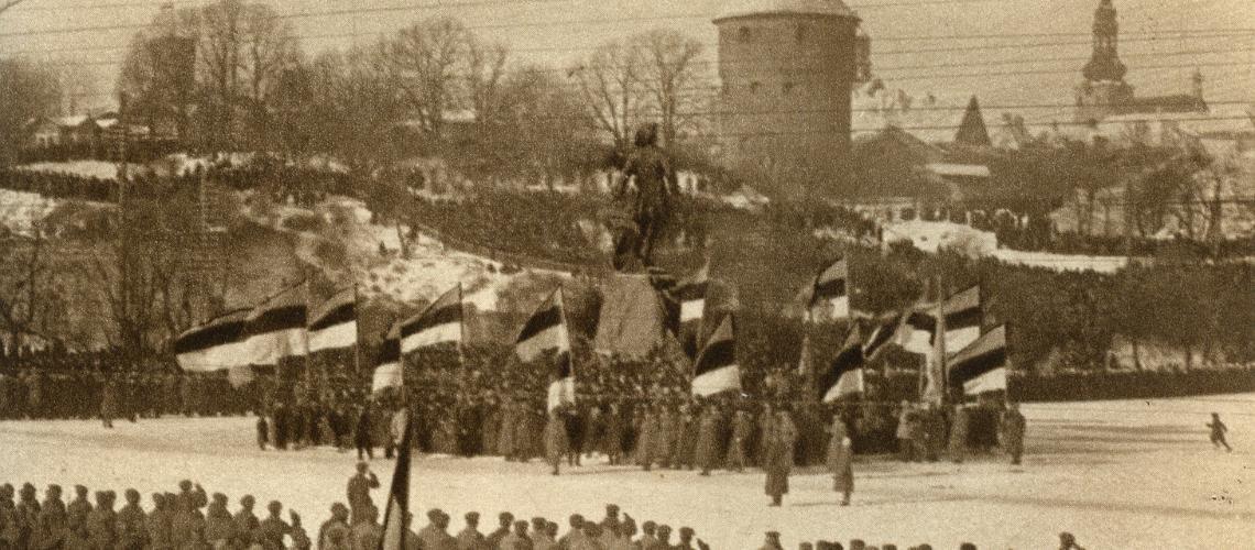 День независимости Эстонии - первая годовщина