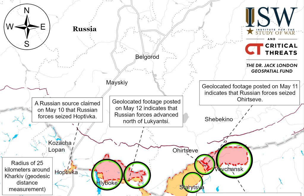 ISW визначив, де зараз проходить лінія фронту на Харківщині