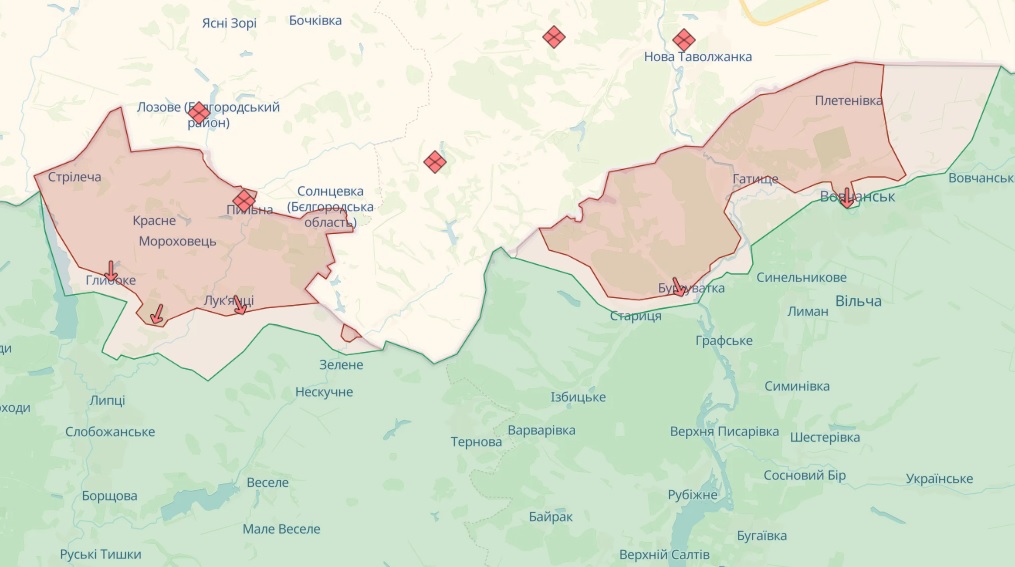 Українські сили відбили частину території на півночі від Харкова – ISW
