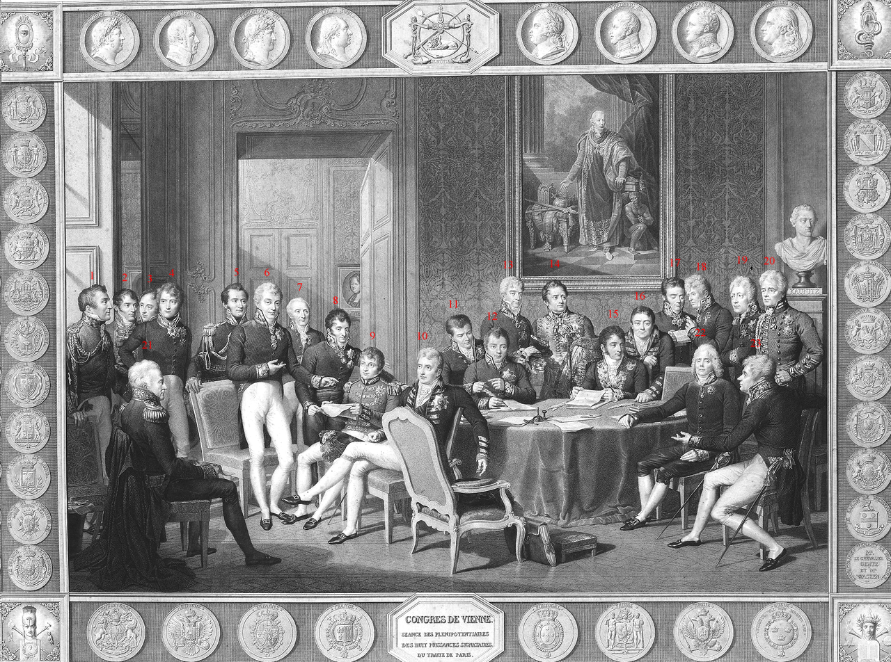 Делегаты Венского конгресса 1815 года