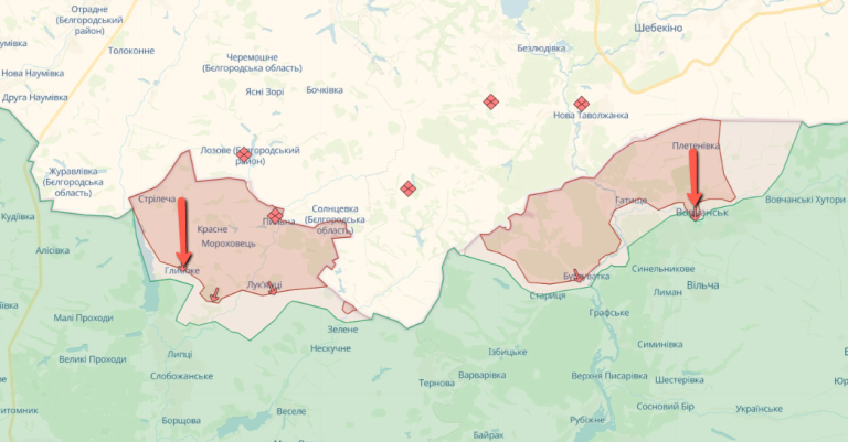 Війська РФ атакували поблизу Вовчанська і Глибокого й били з авіації – Генштаб