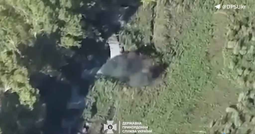 Пограничники уничтожили вражеский миномет на севере Харьковщины (видео)