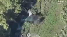 Пограничники уничтожили вражеский миномет на севере Харьковщины (видео)