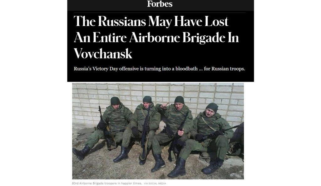 Російські десантники відмовляються воювати у Вовчанську – Forbes