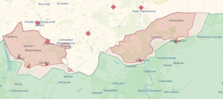 ISW: ЗС РФ незначно просунулися у Вовчанську, ЗСУ контратакують біля Липців