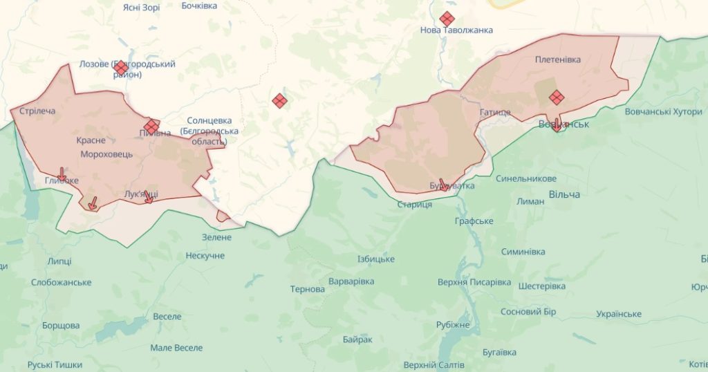 ISW: украинские силы отбили позиции возле Глубокого на Харьковщине