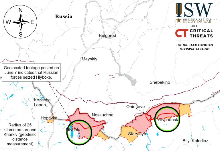ISW: Украинские силы продолжили контратаки на севере от Харькова