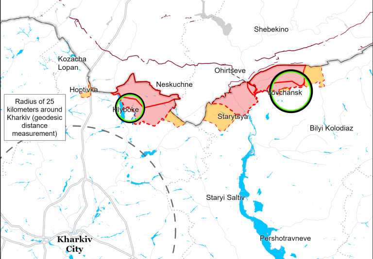 ISW проаналізував інформацію, що “окупанти потрапили в оточення у Вовчанську”