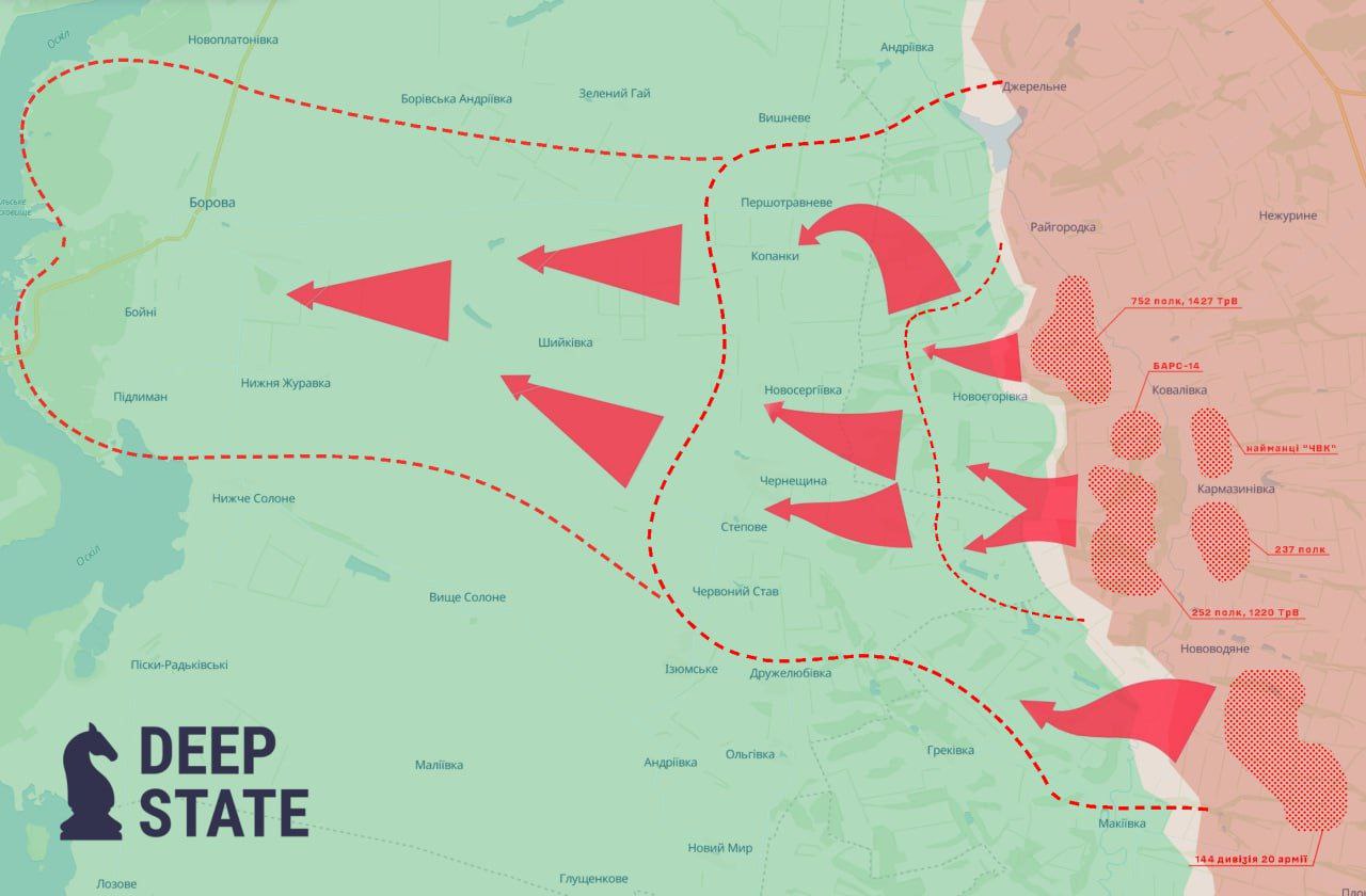 Россияне попытаются повторить наступление на Боровую — Deep State