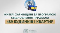 Почти 500 квартир и домов купили на Харьковщине за деньги «єВідновлення»