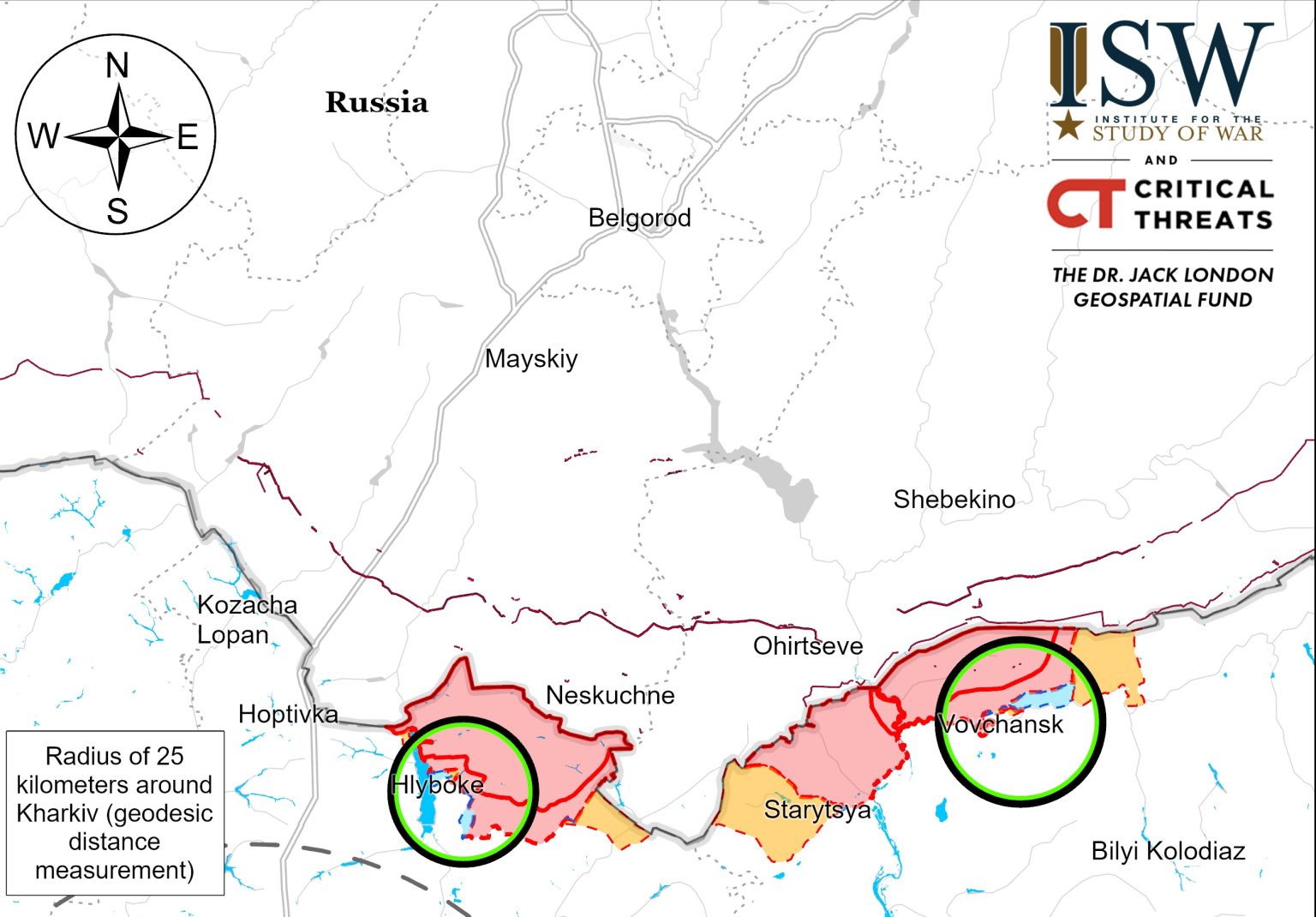 Фронт на Харьковщине «остановился»: данные ISW