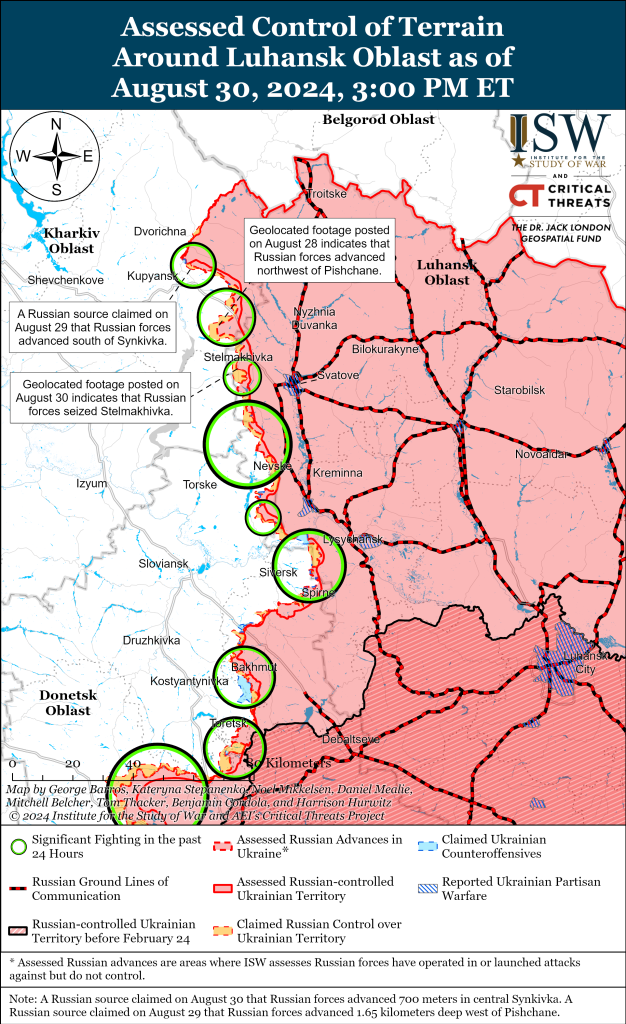 Чи захопили ЗС РФ Синьківку на Харківщині: ISW проаналізував заяви росіян