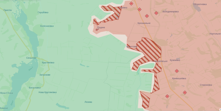 DeepState сообщил о продвижении российских войск на Харьковщине