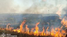 155 пожеж за добу виникло в екосистемах Харківщини, горіло 294 га