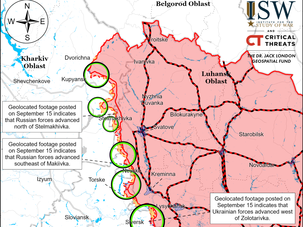 ЗСУ відбили частину територій у Вовчанську, а штурми РФ провалилися – ISW