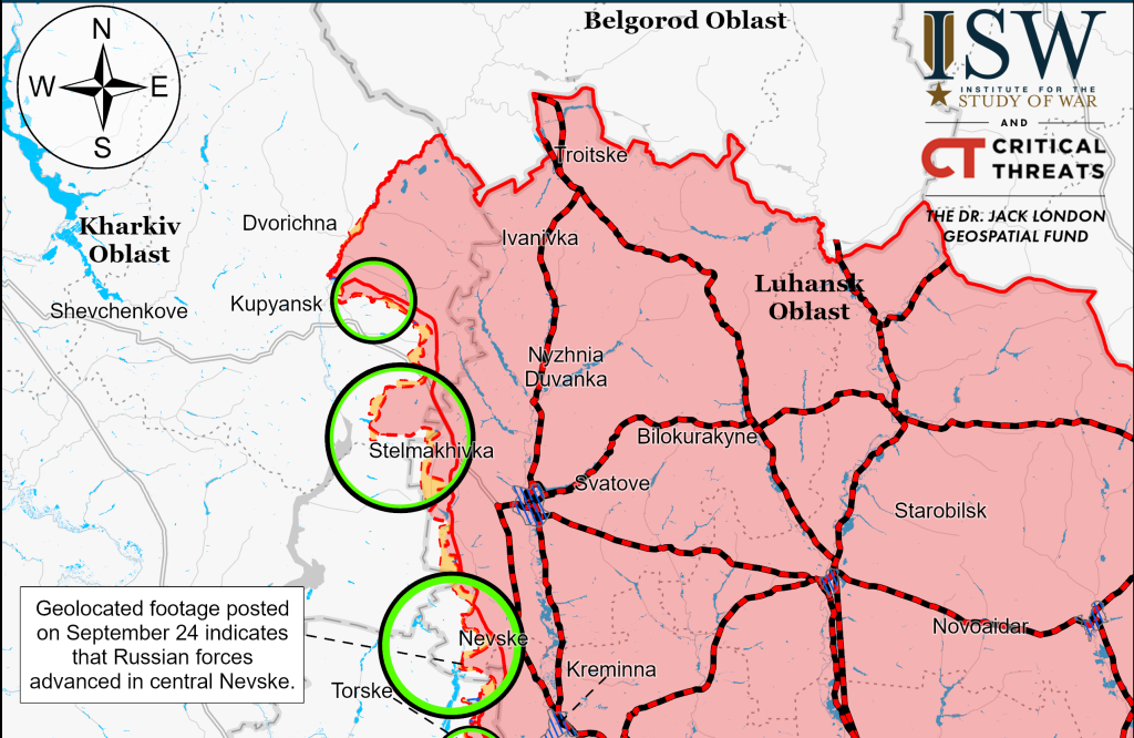 ISW: чеченський загін “Ахмат” та колишні вагнерівці воюють на Харківщині