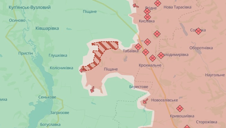 ISW прокоментував дані щодо просування ЗС РФ на Харківщині