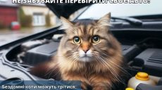 Харьковчан просят перед поездкой проверять авто: могут греться котики