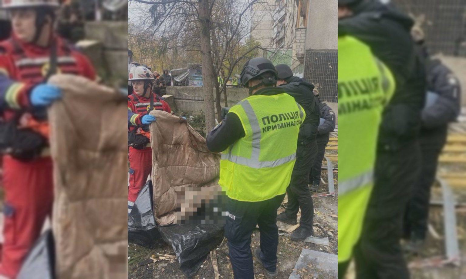 Тело мужчины достали из-под завалов в Харькове (видео)