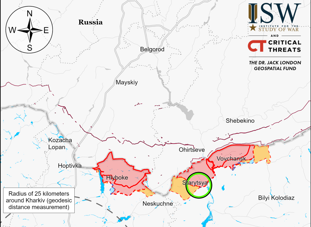 ISW: россияне продвинулись в Волчанске и атакуют на Купянщине