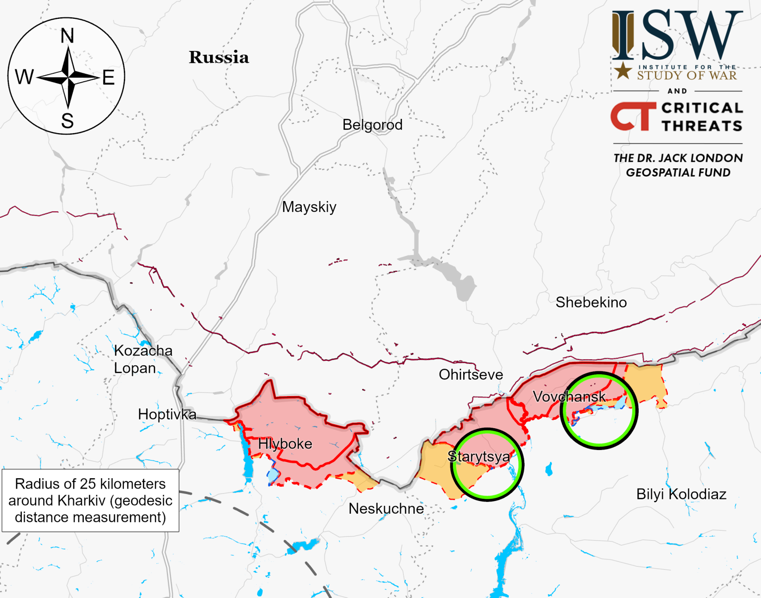 ISW: РФ может ждать зиму, чтобы возобновить наступление на севере Харьковщины