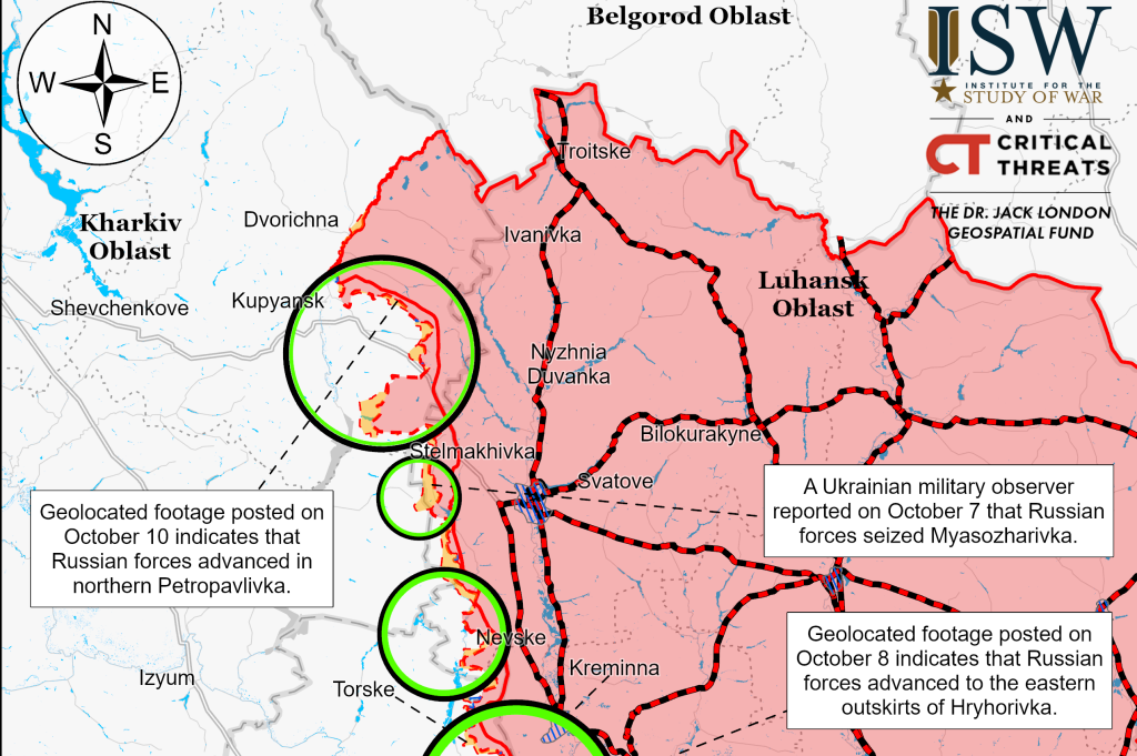 Ворог просувається на Харківщині: в ISW заявили про успіхи РФ біля Куп’янська