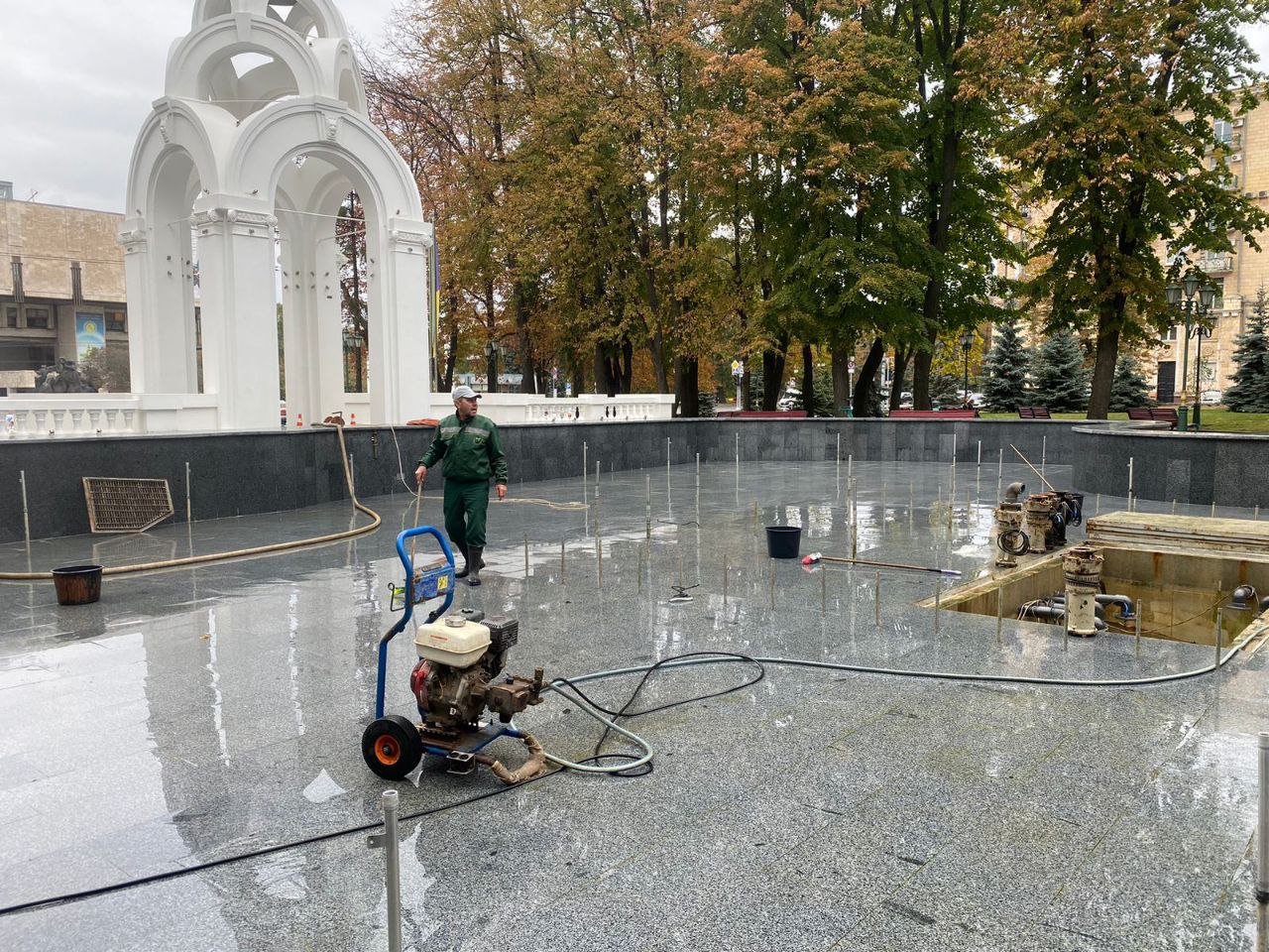 В Харькове начали отключать фонтаны – мэрия (фото)