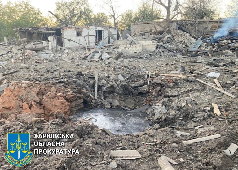 Под Харьковом КАБ упал в Черкасской Лозовой, на Купянщине — погибший и раненая