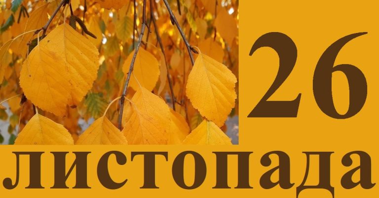 Сьогодні 26 листопада: яке свято та день в історії