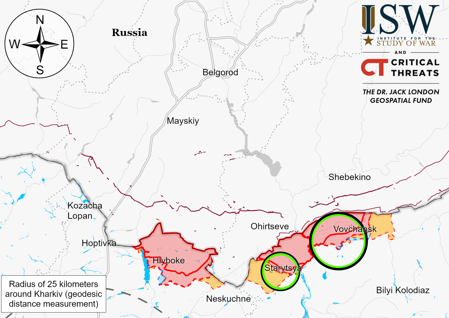 ISW: РФ менше б’є на півночі Харківщини із РСЗВ через «снарядний голод»